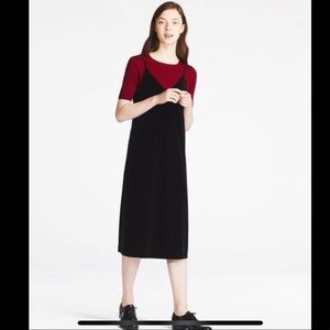 Uniqlo velour camisole dress
